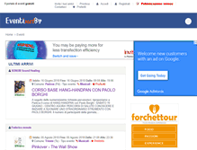 Tablet Screenshot of eventinet.it